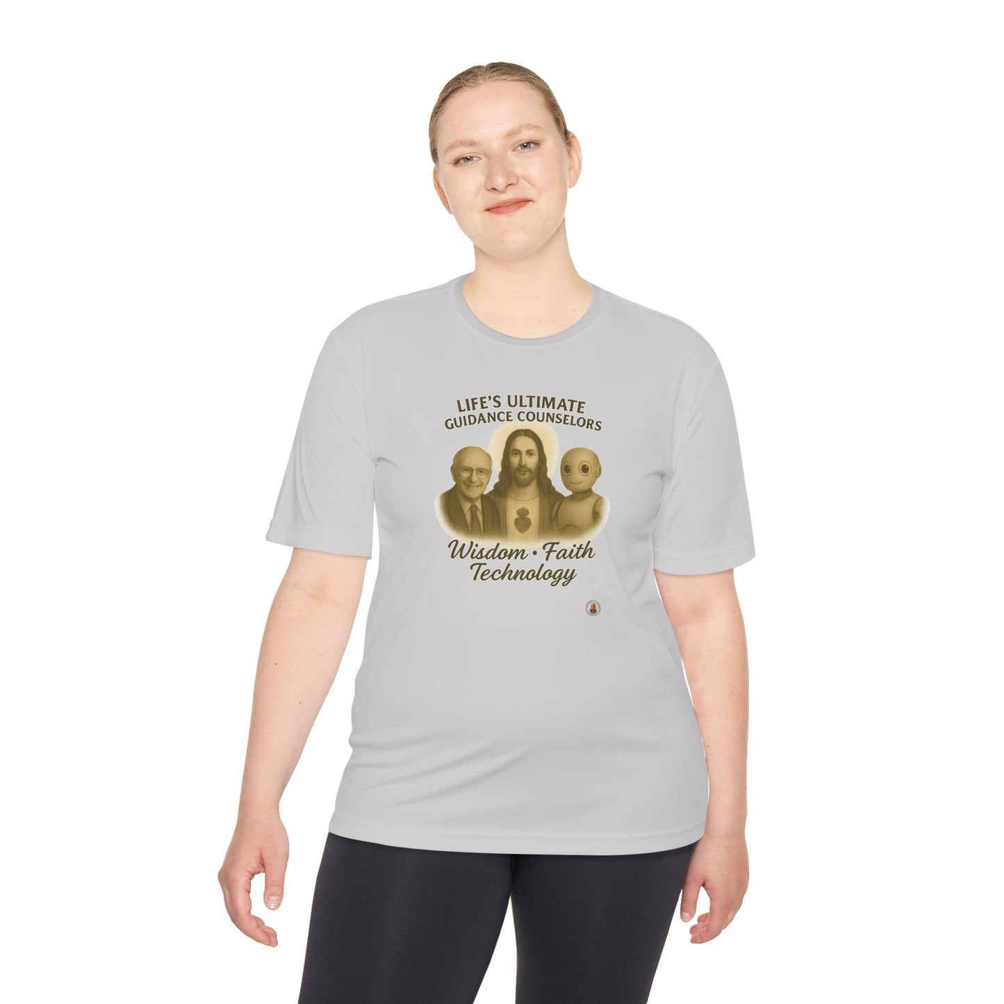 Wisdom Faith Technology on Light Performance Tee