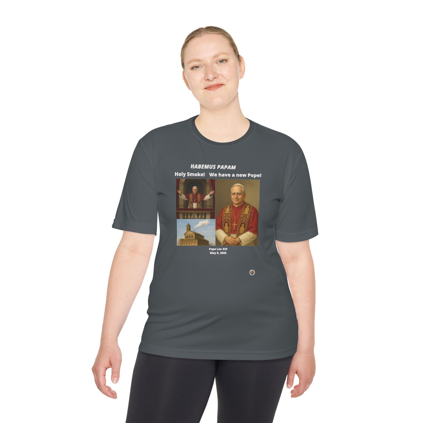 Habemus Papam New Pope Collection on Dark Performance Tee