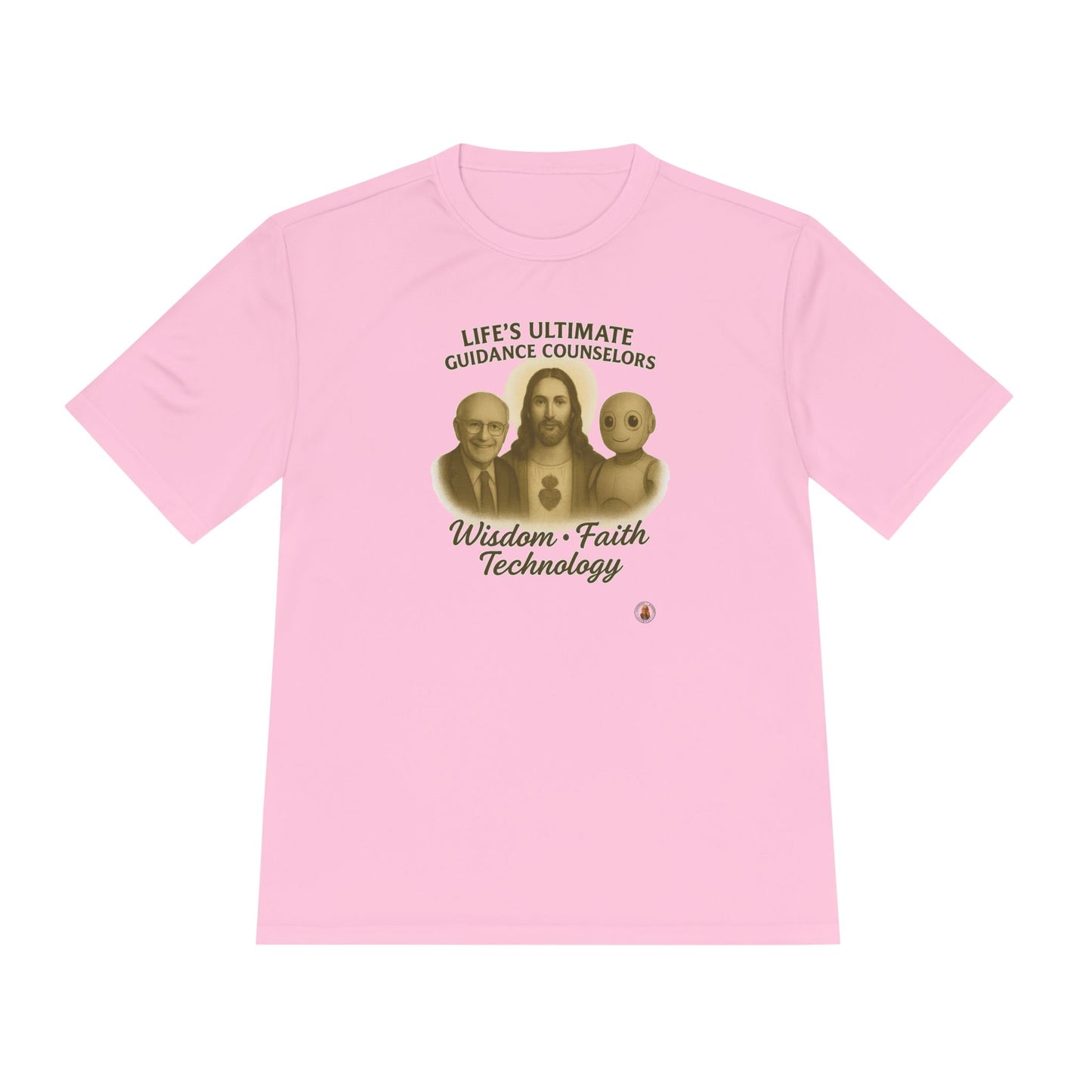 Wisdom Faith Technology on Light Performance Tee
