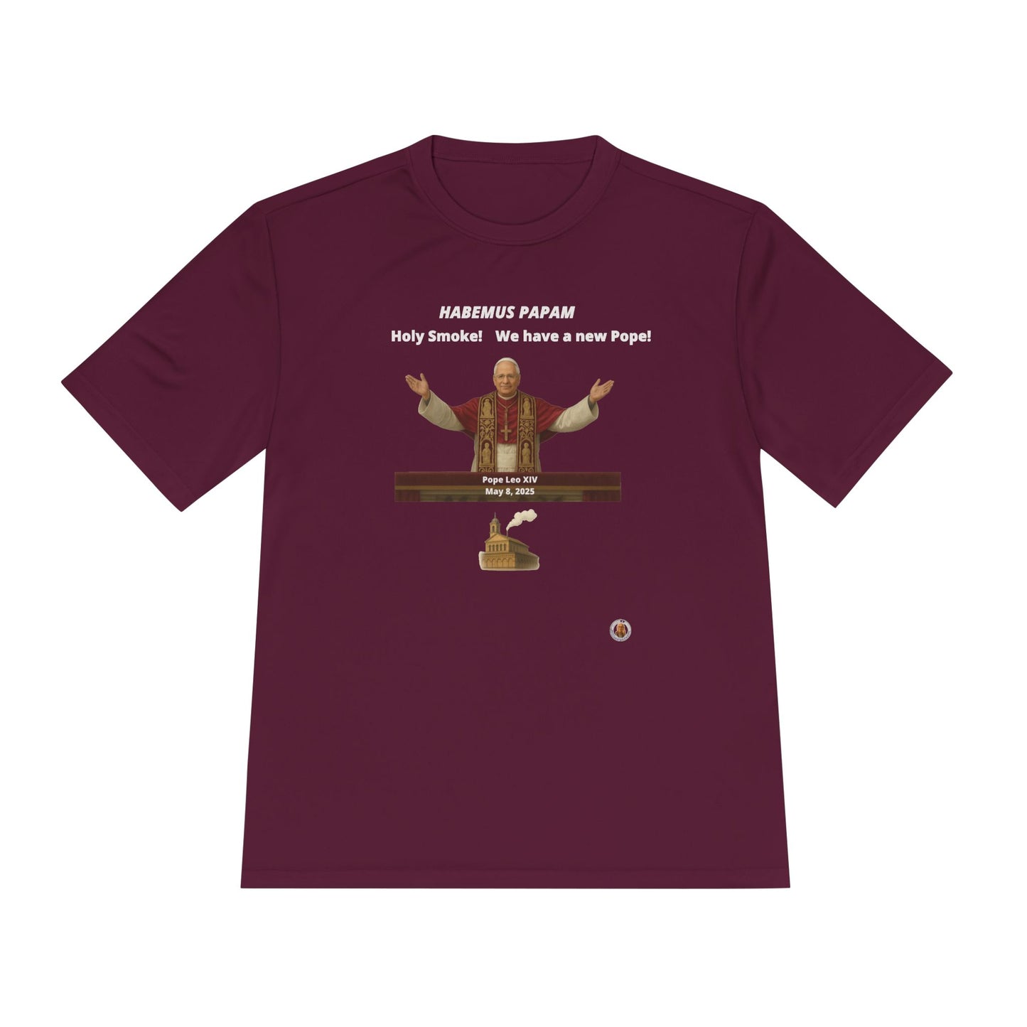 Habemus Papam - Holy Smoke! on Dark Performance Tee