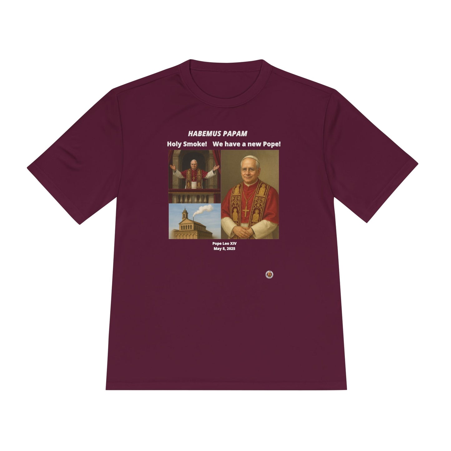Habemus Papam New Pope Collection on Dark Performance Tee
