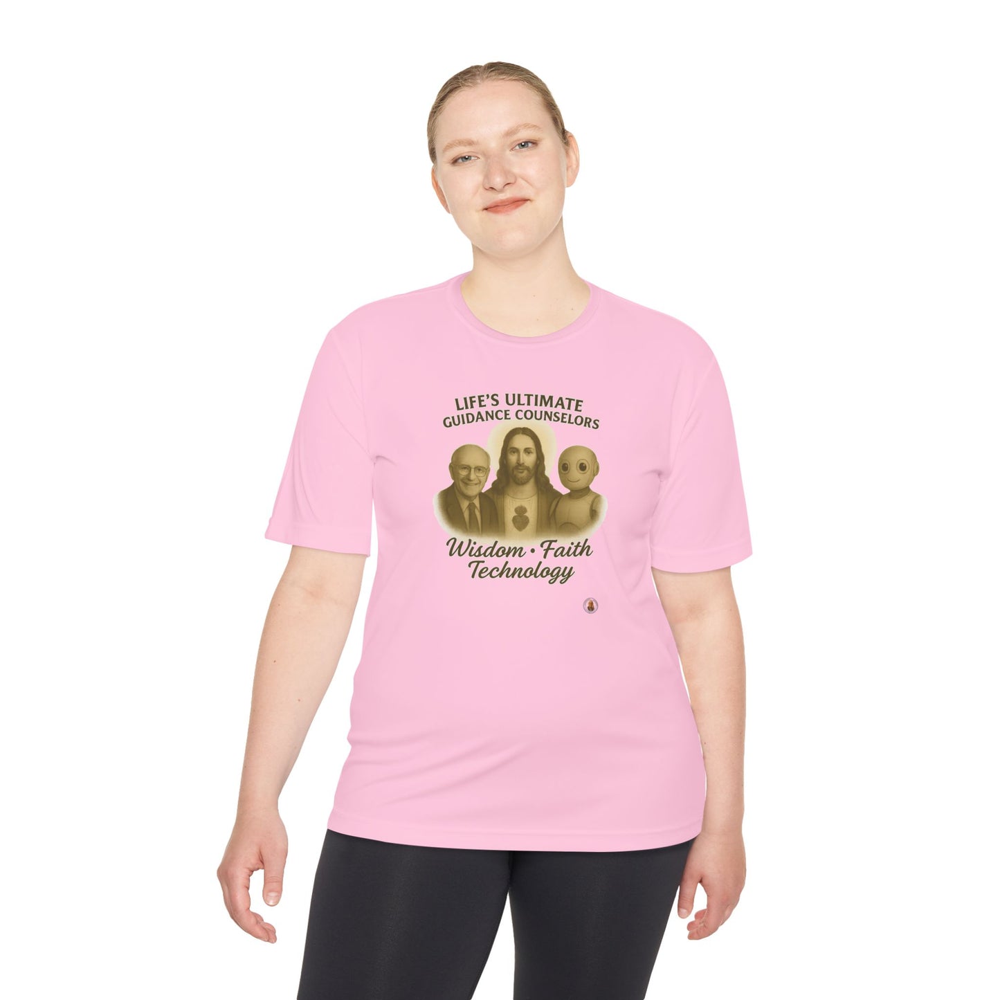Wisdom Faith Technology on Light Performance Tee