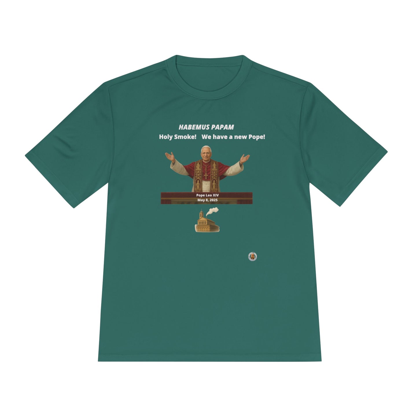 Habemus Papam - Holy Smoke! on Dark Performance Tee