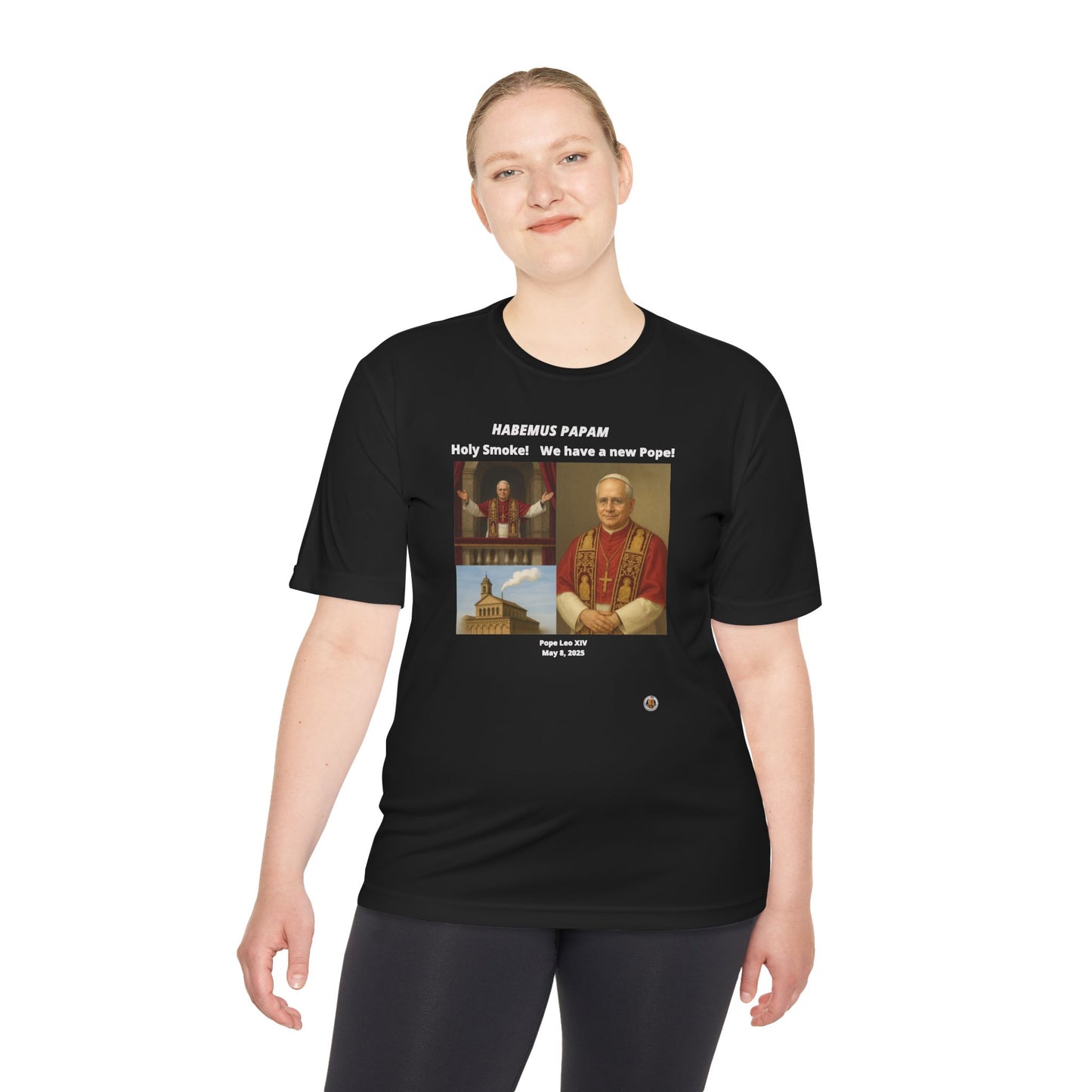 Habemus Papam New Pope Collection on Dark Performance Tee