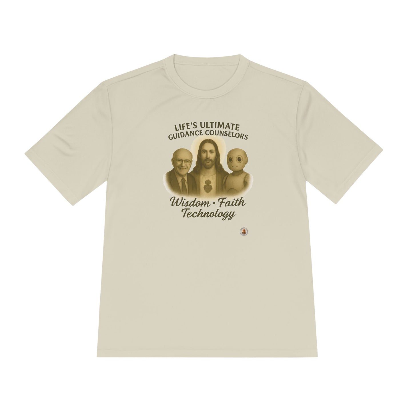 Wisdom Faith Technology on Light Performance Tee