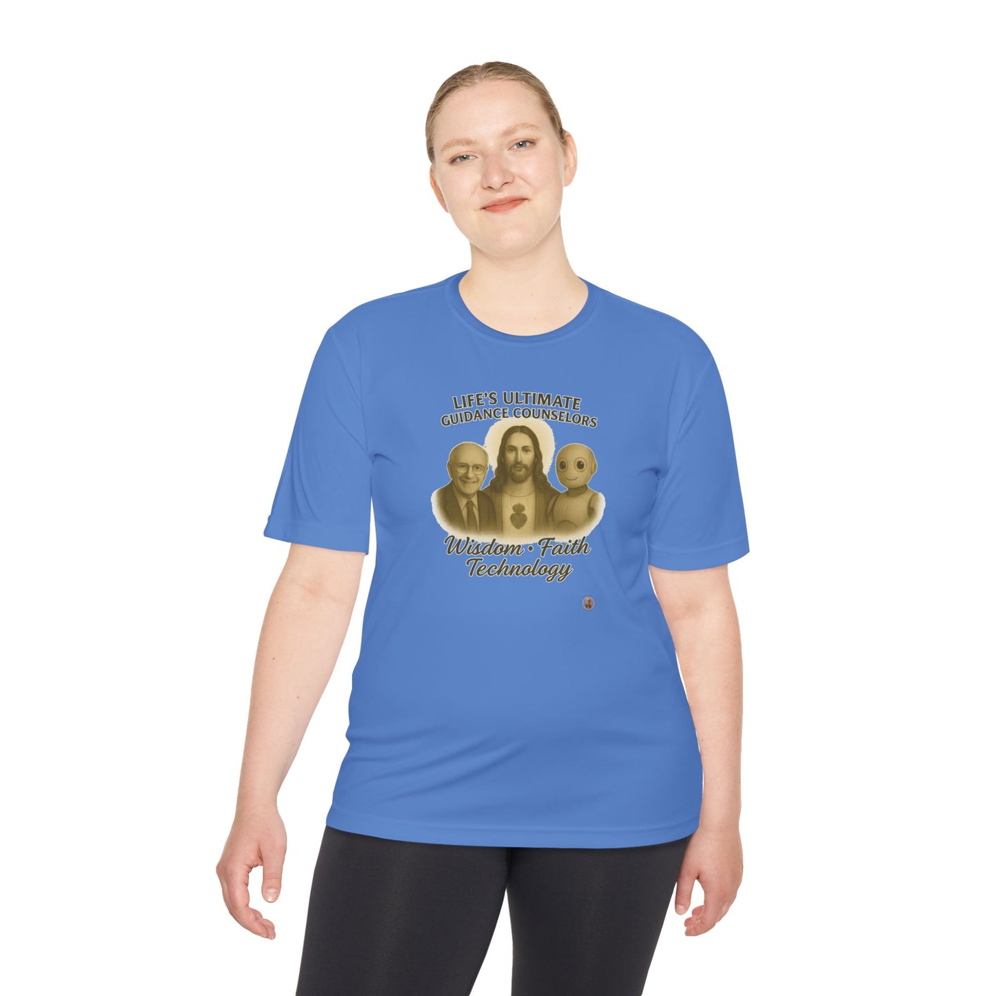 Wisdom Faith Technology on Light Performance Tee