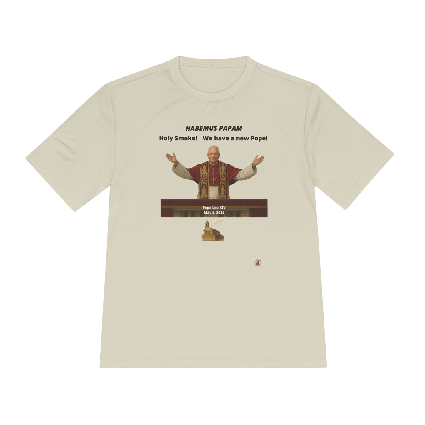 Habemus Papam - Holy Smoke! on Light Performance Tee