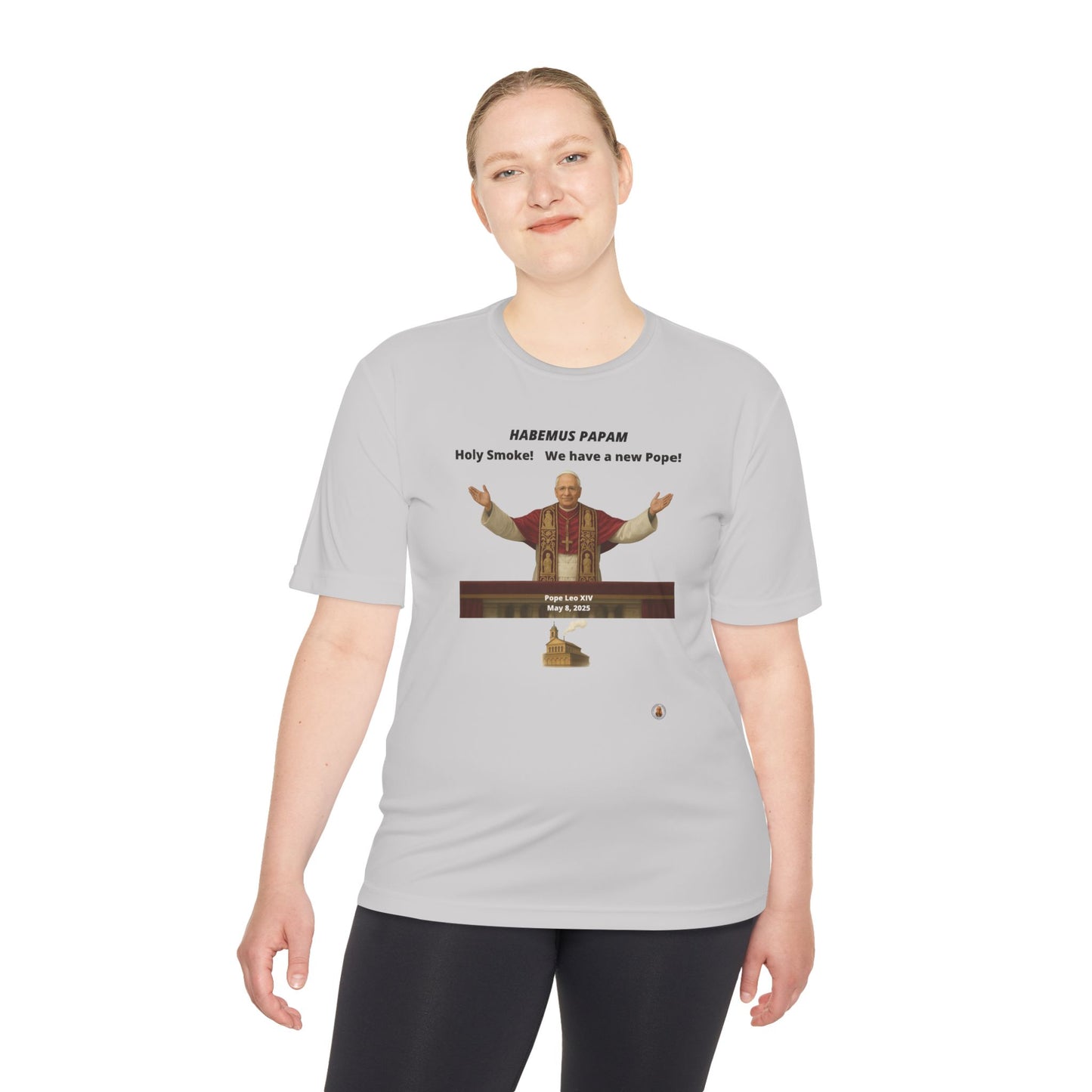 Habemus Papam - Holy Smoke! on Light Performance Tee