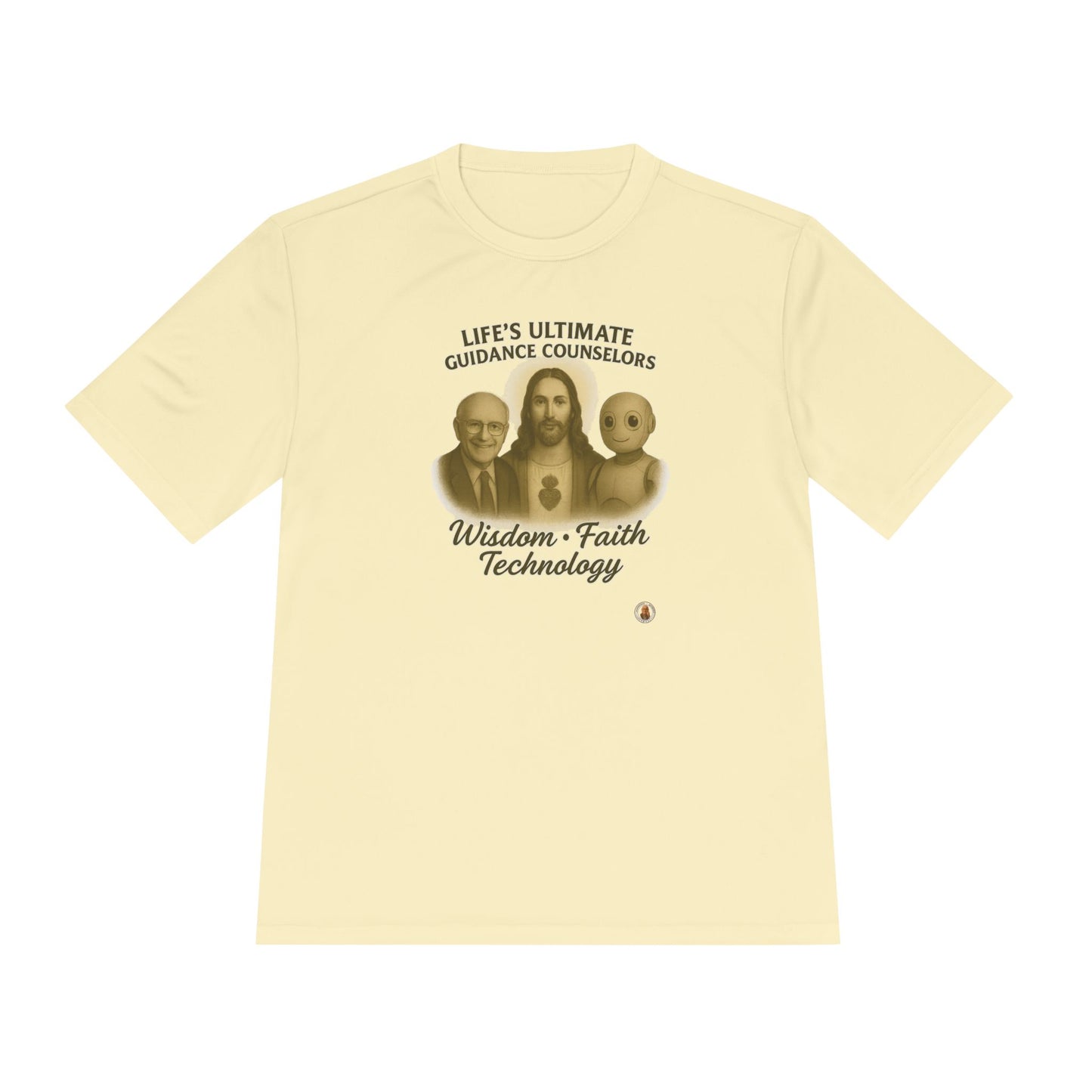 Wisdom Faith Technology on Light Performance Tee