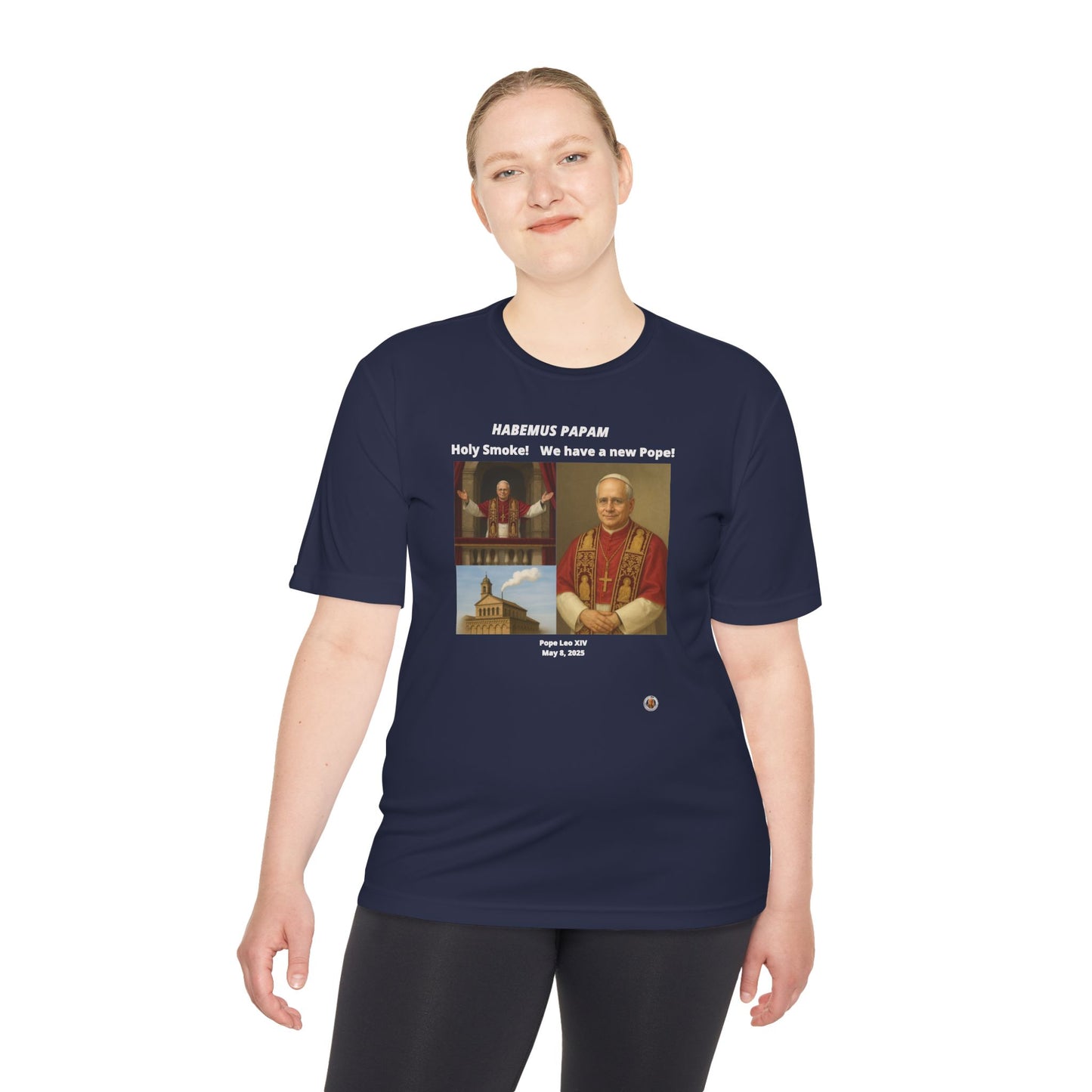 Habemus Papam New Pope Collection on Dark Performance Tee