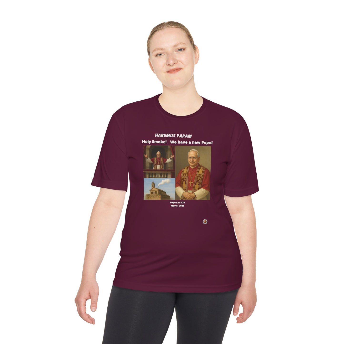 Habemus Papam New Pope Collection on Dark Performance Tee