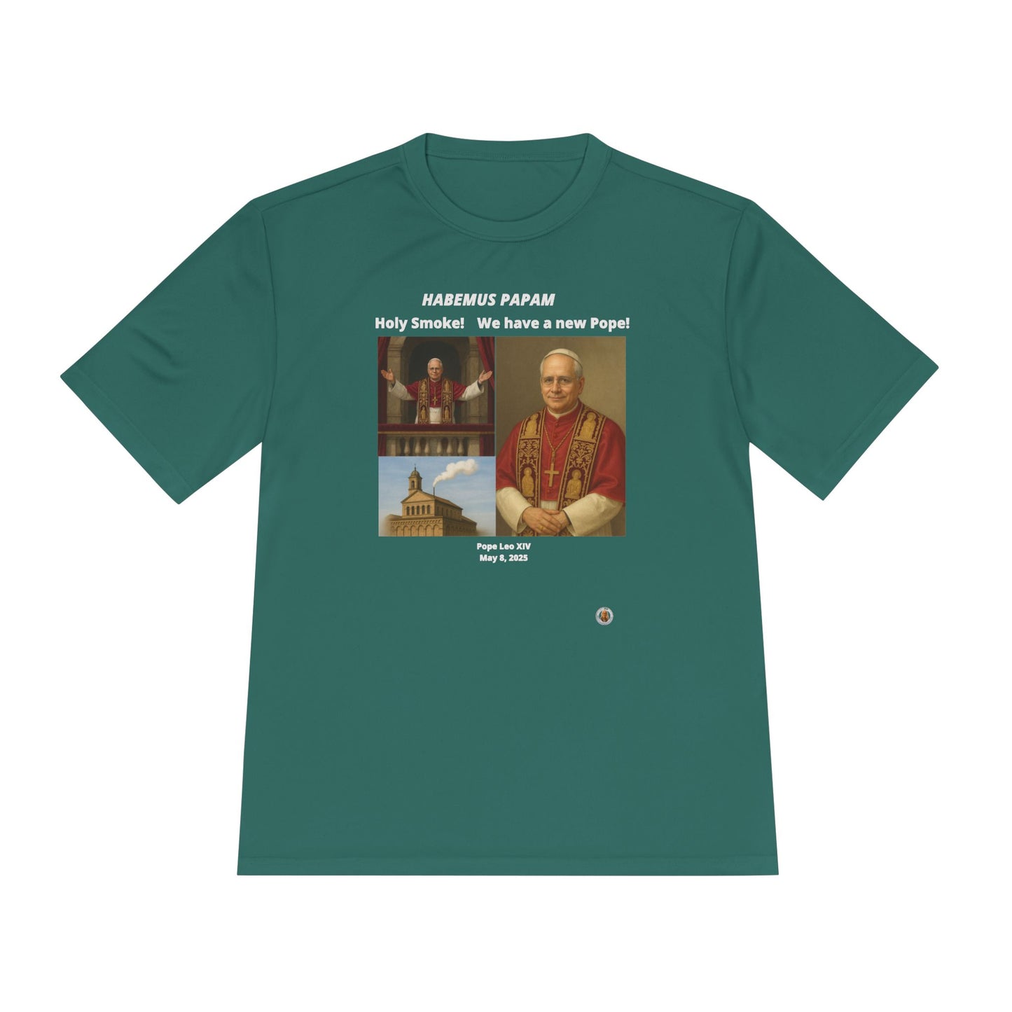 Habemus Papam New Pope Collection on Dark Performance Tee