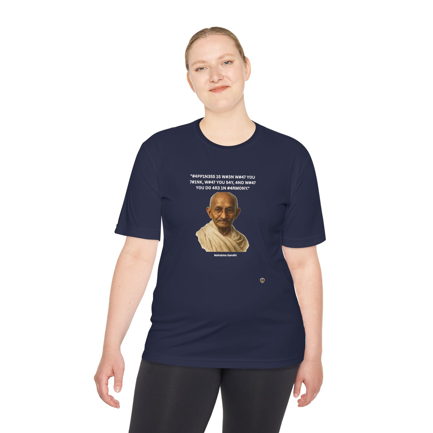 Mahatma Gandhi Kindness Leet Quote on  Performance Tee