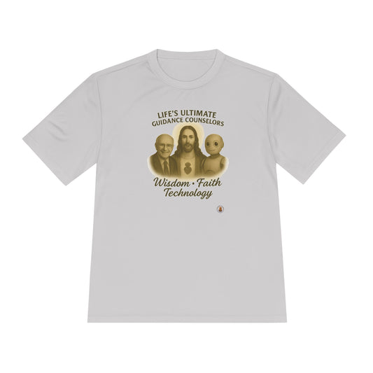 Wisdom Faith Technology on Light Performance Tee