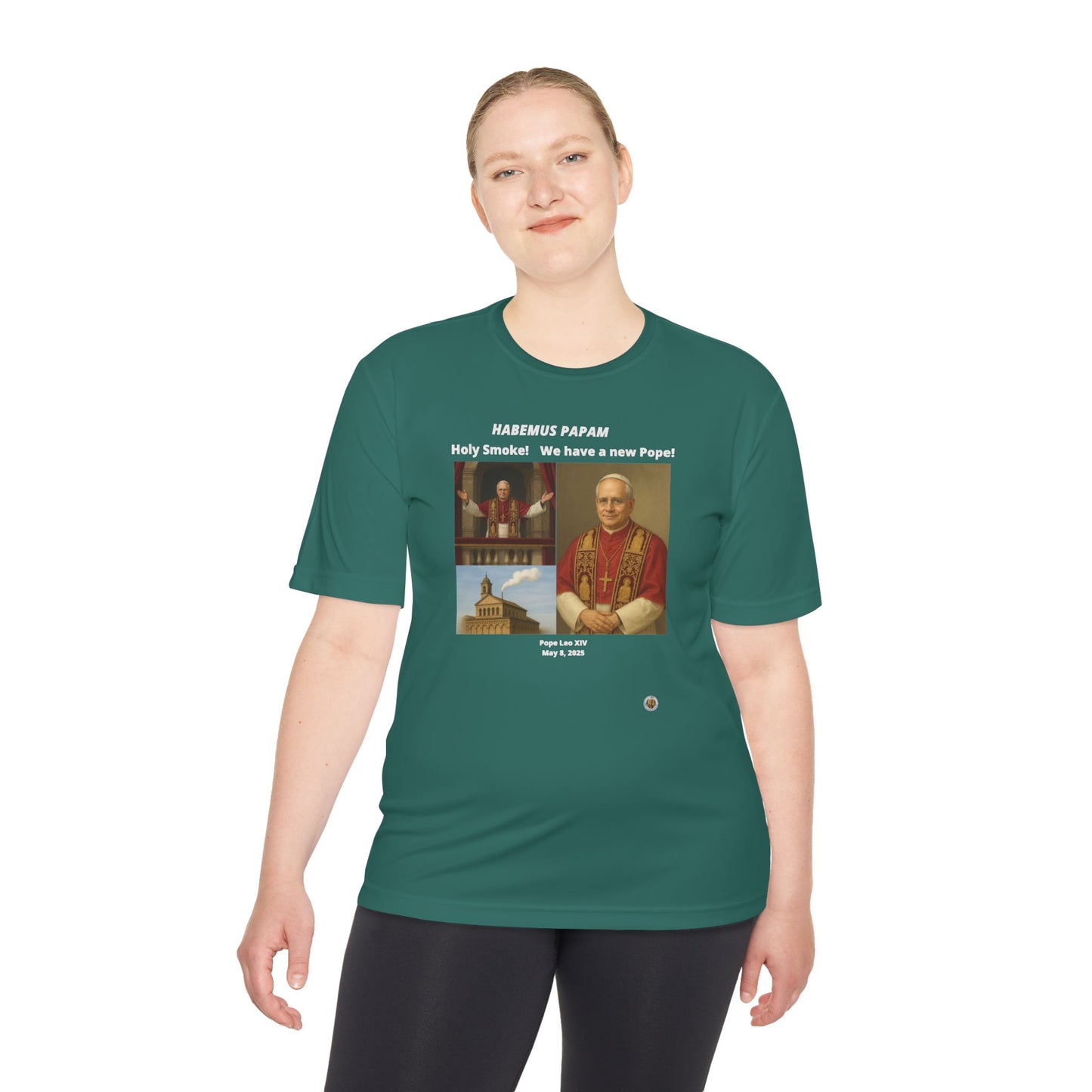 Habemus Papam New Pope Collection on Dark Performance Tee
